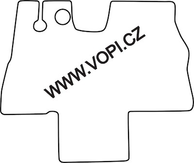 Autokoberce Citroen Jumper 1996 - 2006 ocasu mezi sedadly Autofit (0878)